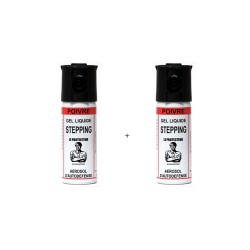 Lotde 2 bombes de défense 50 ml Gel Capsicum